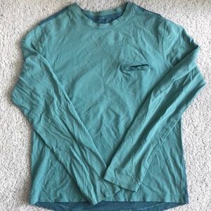 blue lululemon long sleeve shirt